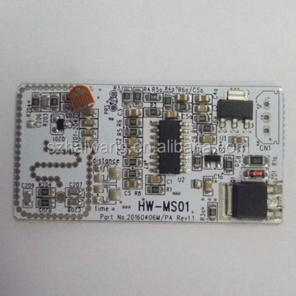 10,525 ГГц Hw-S01 одно PCB микроволновый радар Датчик движения модуль для потолочного освещения датчик