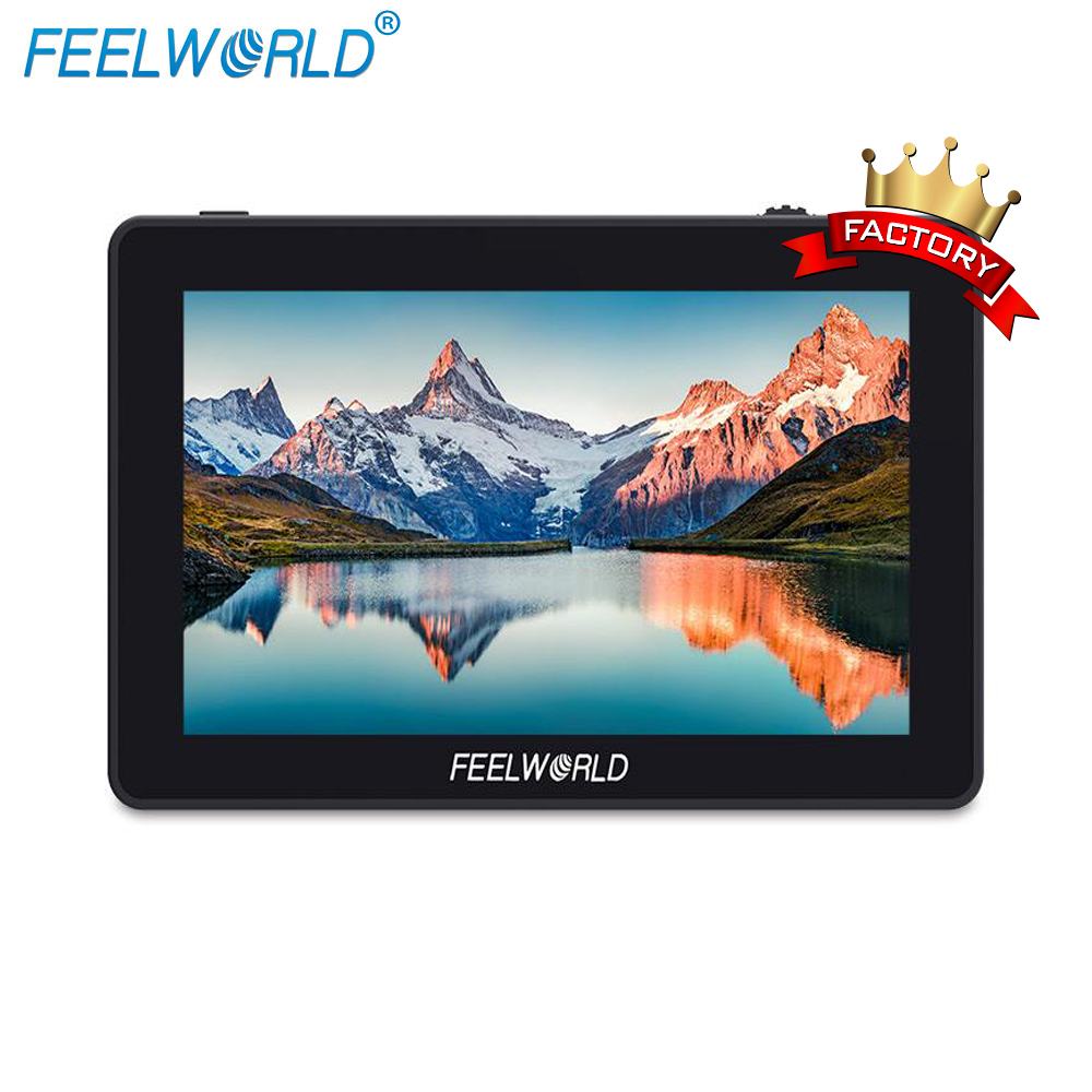 Сенсорный экран FEELWORLD 5,5 дюйма 3D Lut, настраиваемый 4K HDMI монитор для камеры F6 Plus