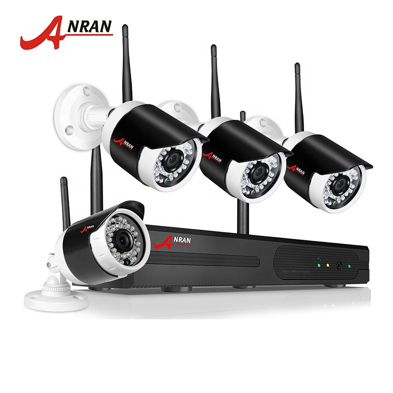 NEW OEM Original home use 4ch waterproof security wireless outdoor camera system H.265 1080p ip66 ptz bullet camera