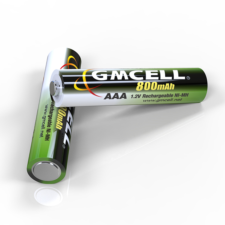 Глубокий цикл Nimh батарея перезаряжаемая Ni-MH AAA 800Mah батарея