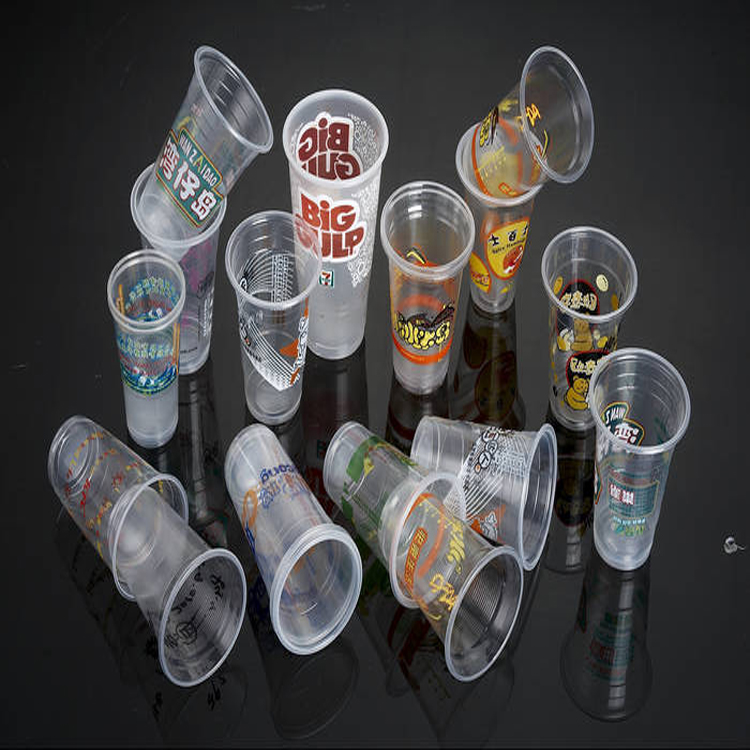 SINOPLAST Pet Cup сухой офсетный принтер, экспорт печатных машин March Expo Plastic Automatic 4-9 цветов, многоцветный 45-95 мм N/A