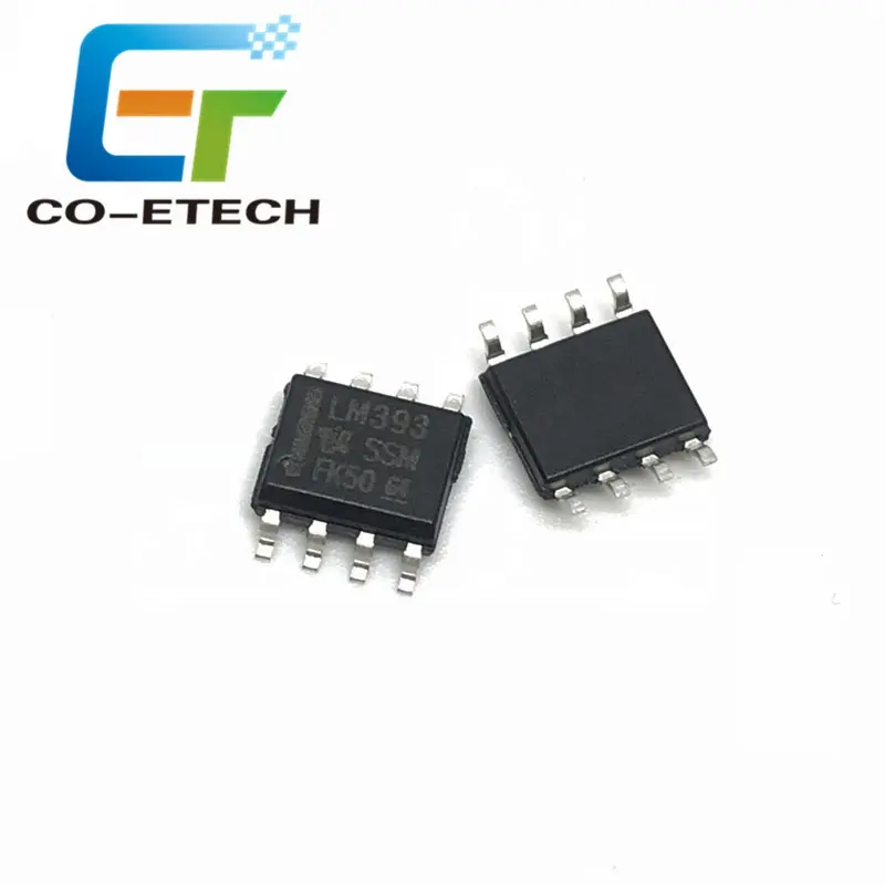Новый оригинальный LM393DR LM393 SOP8 двойной дифференциальный компараторы 2500 шт./катушка Pb-Free в наличии