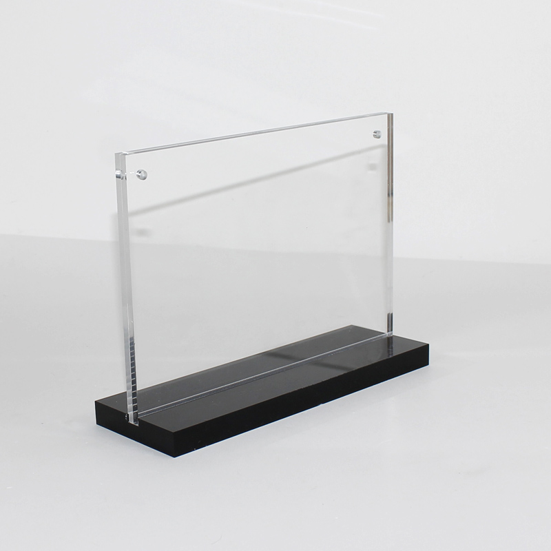 A4 A5 A6 size 8.5 x 11 document frame plastic acrylic magnetic transparent photo frame display holder stands for display