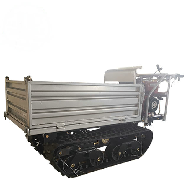 Торговый пик QTP500D гидравлический мини-транспортер дизельный 10HP мини-гусеничный самосвал