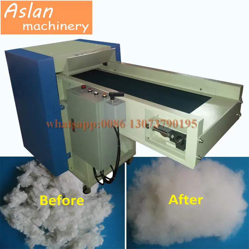 fiber carding machine for sale / toy factory use polyester cotton carding machine