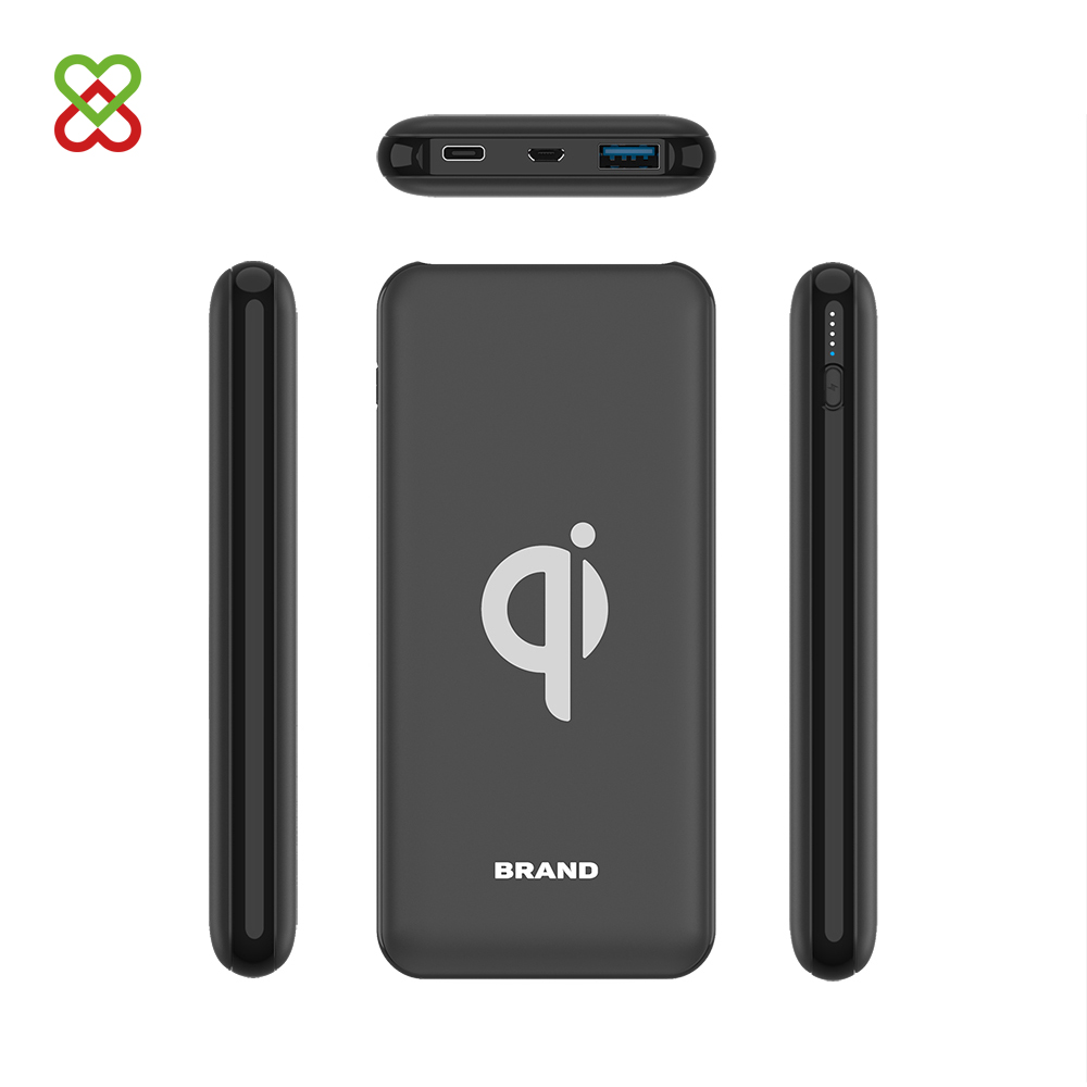 10000 мАч Беспроводное зарядное устройство Power Bank Быстрая зарядка 18 Вт, соответствующий европейским стандартам по ограничению на использование опасных материалов в производстве FCC, аддитивного цветового пространства (по ограничению на использование 