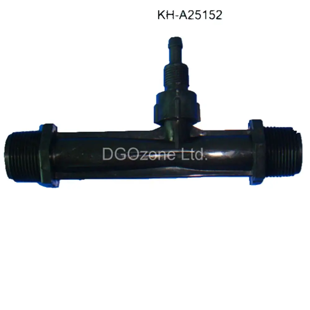 3/4" PVDF venturi injector and water mixer ozone resistance injector (KH-A25152)