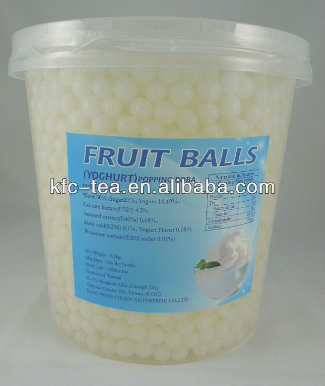 Йогурт Popping Boba для bubble tea напитков