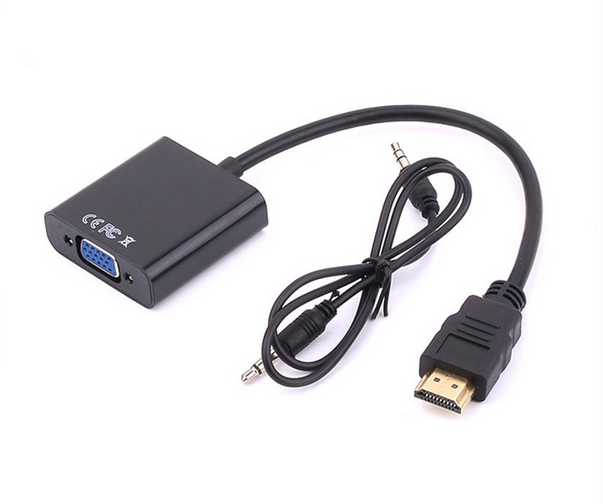 HDMI к VGA адаптер папа к женскому кабелю конвертер с аудио выходом