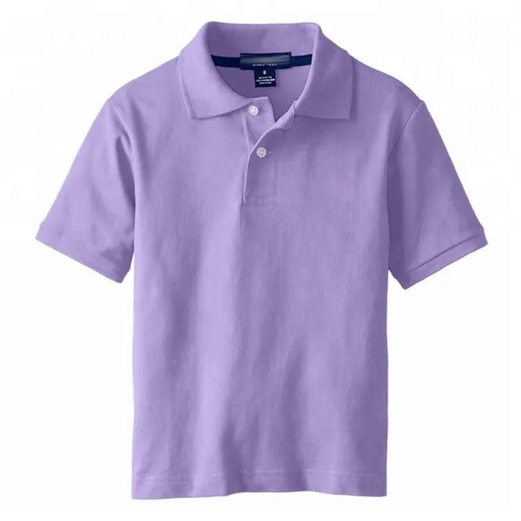 Children wear kids wholesale china blank polo shirts customized logo