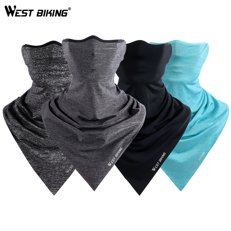 Велосипедная маска WEST BIKING на заказ, мягкая высокоэластичная, дышащая, с шарфом УФ 400, из эластичной ткани