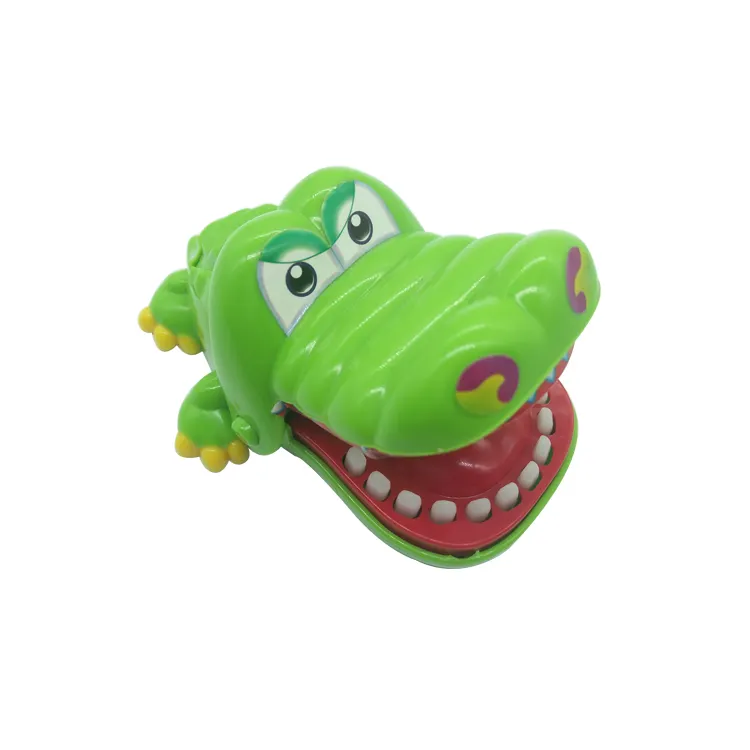 Funny crocodile shape tricky game  mouth bite finger for kids