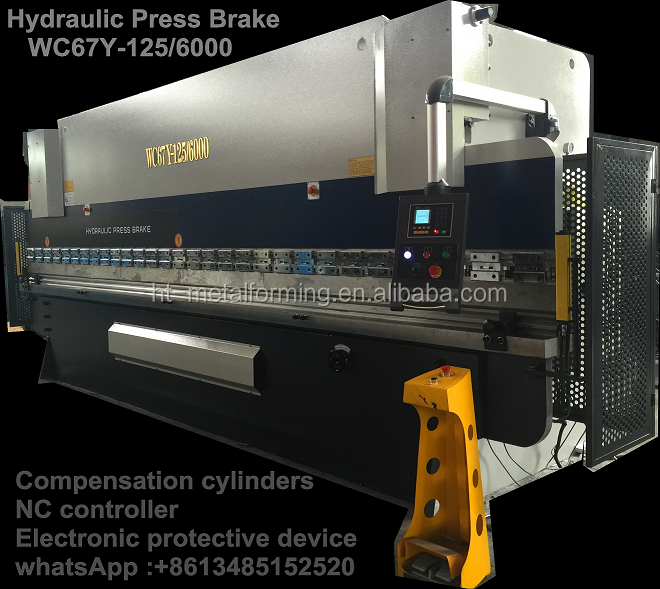 Гидравлический листогибочный станок CNC WC67K-125/6000 6000 мм