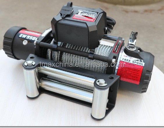 T-MAX musclelift 12V 24V 9500 lbs для тяжелых условий эксплуатации электрическая лебедка