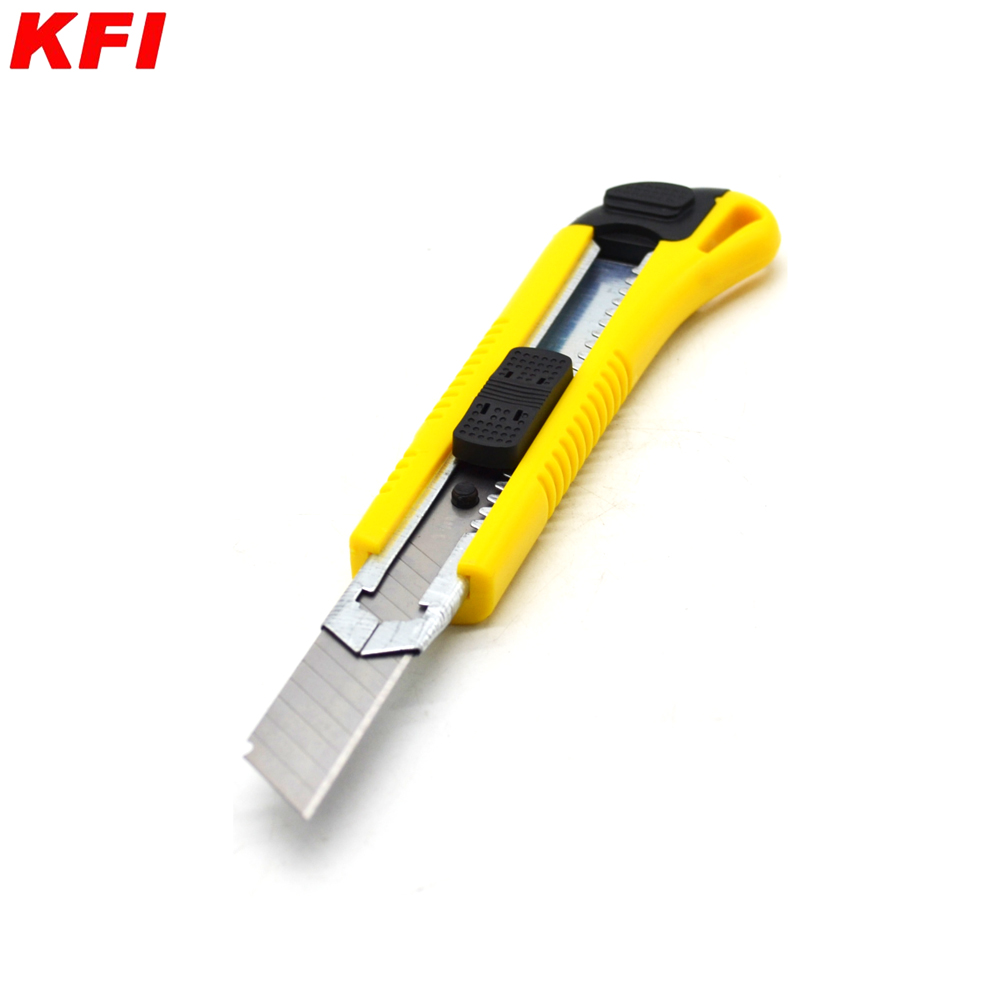 Guangzhou cutting tools Industrial Paper Cutter Plastic Box Cutter Safety Utility Knife