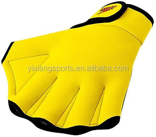 Professional Neoprene Swim Gloves Aquatic Fitness Water Resistance Training Aqua Fit Webbed Gloves