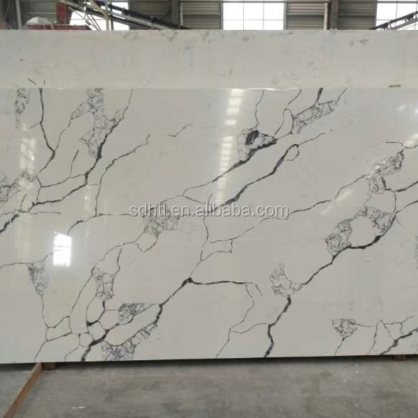 Белый Calacutta кварцевый камень столешница, Китай хит продаж Carrara белый кварцевый камень, статуэтка кварцевые каменные плиты