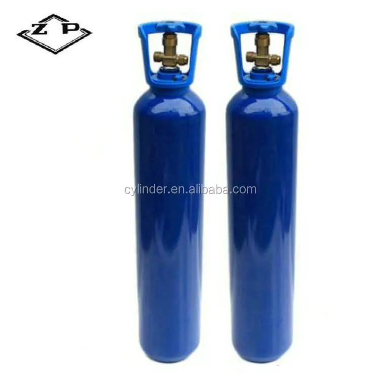 oxygen cylinder made of high quality steel for repeatedly keeping oxygen for medical and industrial use