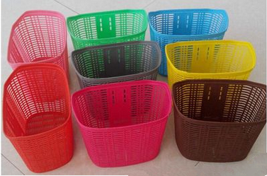 Plastic colorful Bicycle Front Basket for sale
