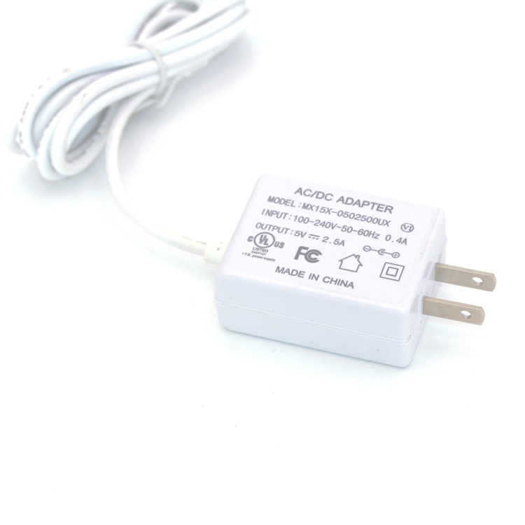 UL fcc listed micro usb wall charger 5.2v adapter with us/eu/kr plug for smart device