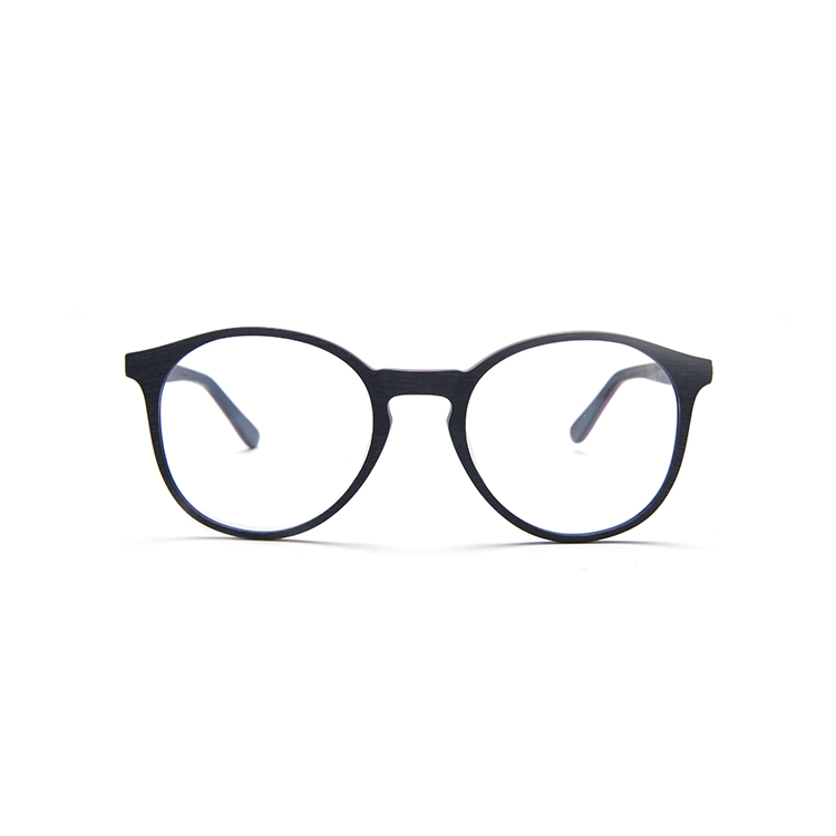 New Arrival Wholesale Fashion Round Wooden Acetate Optical Eye Glasses Frames In Stock