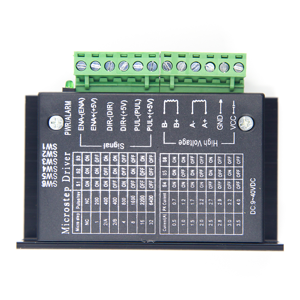 Высокое качество 4A 9 ~ 42V 2/4 фазовый гибридный шаговый двигатель драйвер контроллер микробит-шаг CNC