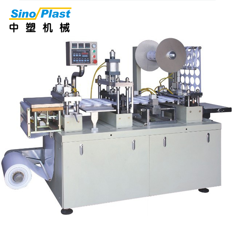 Sinoplast купить прямо с завода 5KW 380 В/50 h пластиковый стаканчик запечатывания крышкой машина
