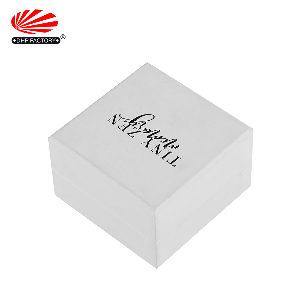 Customized Logo Paper Cardboard Packaging OEM 2 Piece White Gift Box Luxury Custom Watch Box