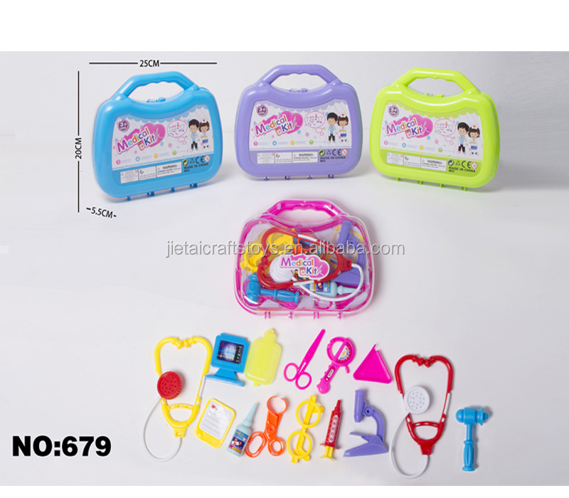 Kids doctor play set plastic doctor toys