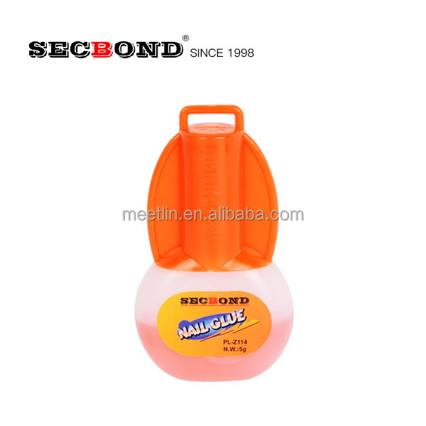 OEM 3g non toxic waterproof Nail Glue with Brush