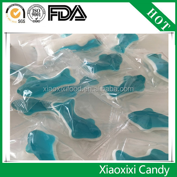 Gummy candy gummy кролик медведи акулы дельфин форма gummy candy