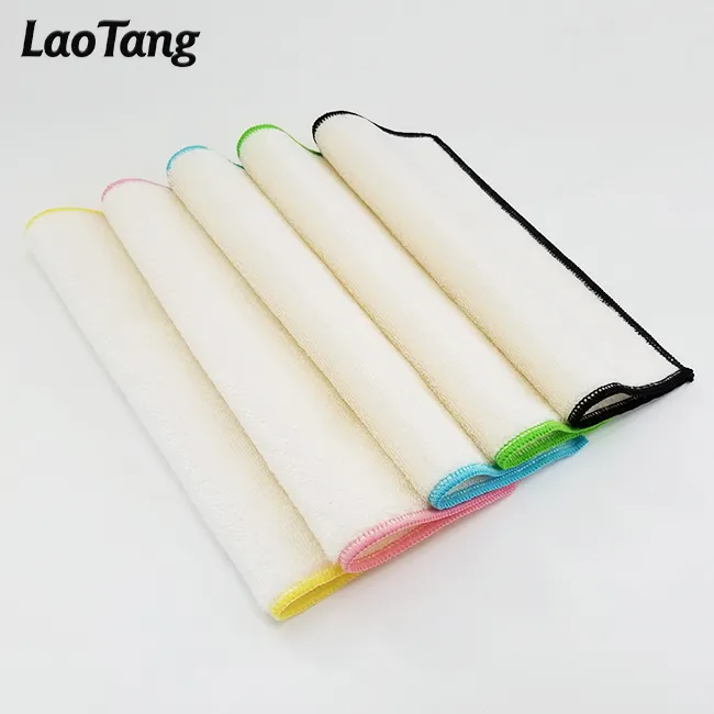 Detergent Free Bamboo Fiber Wash Cloth Eco-friendly Dish Towel Kitchen Cleaning Towel for Household and Hotel