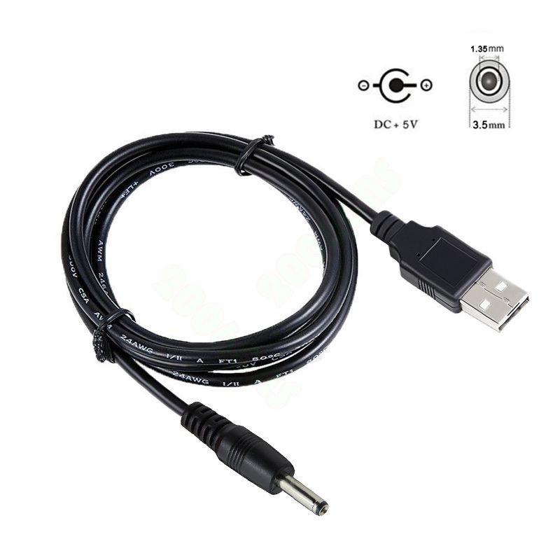 3 фута 0,9 м USB 2,0 A Тип папа до 3,5x1,35 мм 5 в постоянного тока штепсельная вилка цилиндрический соединительный кабель поддержка пользовательского заказа оптовый заказ