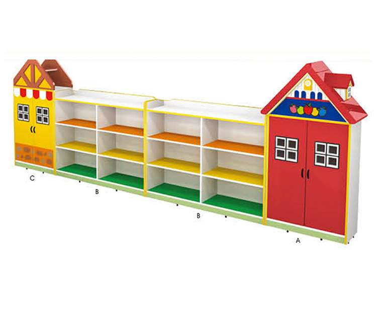 JMQ-G242A Kindergarten furniture set bedroom furniture kids classic style children toy storage