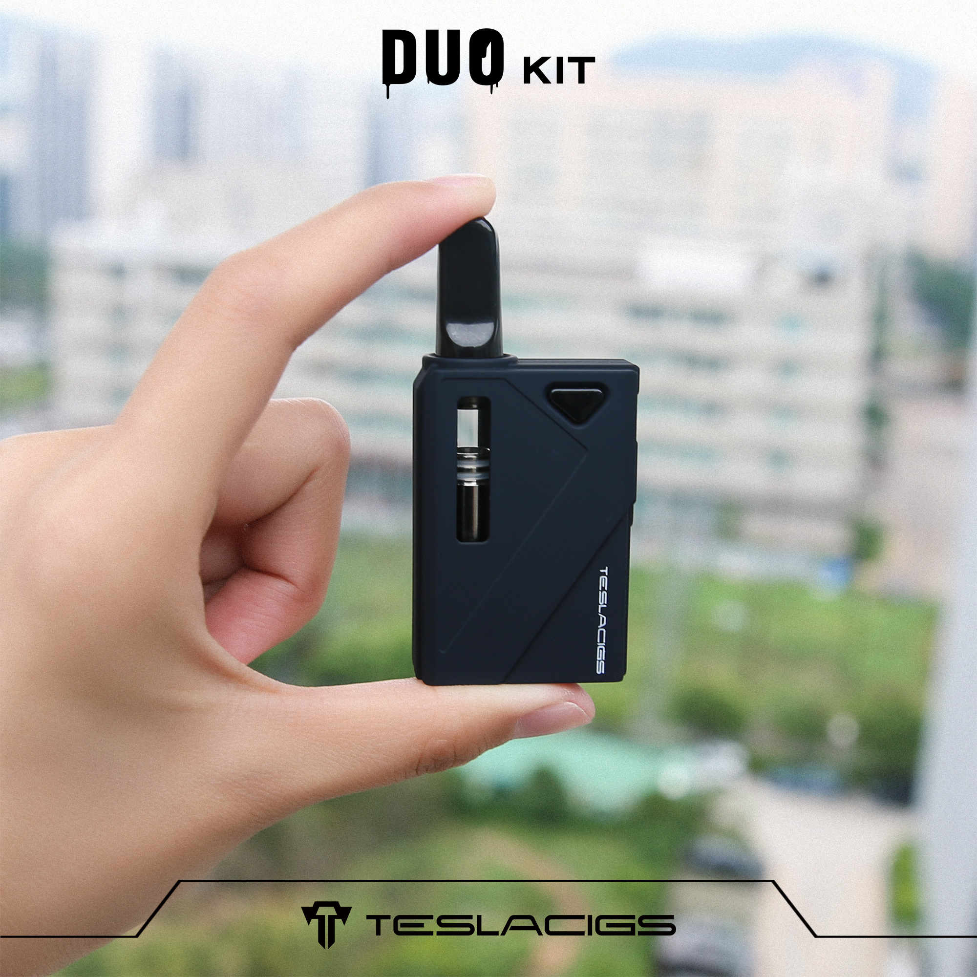 Teslacigs мини дуэт комплект 510 Preheat Картридж CBD 500 мАч