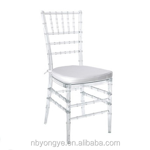 Современные ресторанные пластиковые свадебные стулья chiavari