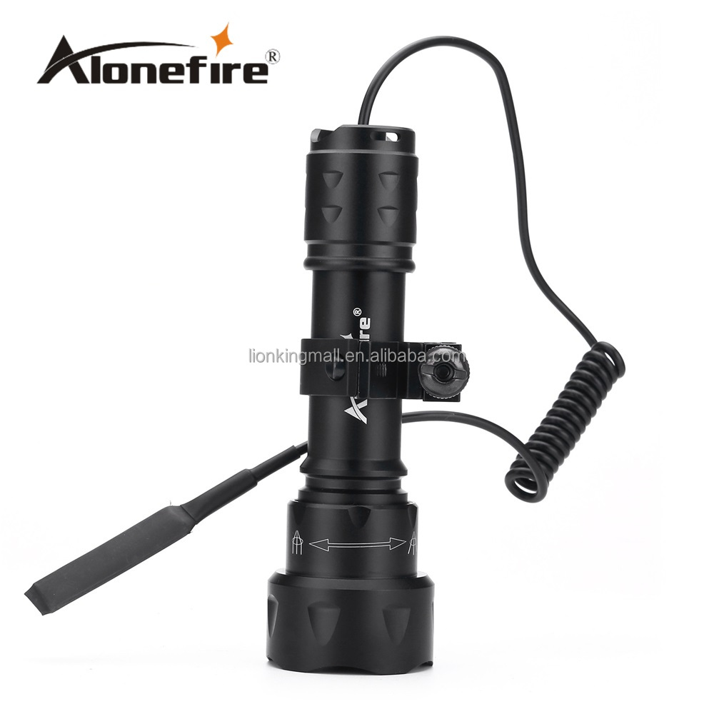 Светодиодный тактический фонарик AloneFire TK20, масштабируемый светильник для самообороны с креплением для прицела и дистанционным переключателем