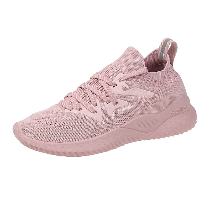 New Fashion Women's Mesh Flat shoes Cotton Casual shoes for woman Walking Stripe Sneakers Light Weight Soft Shoes Zapatos Mujer
