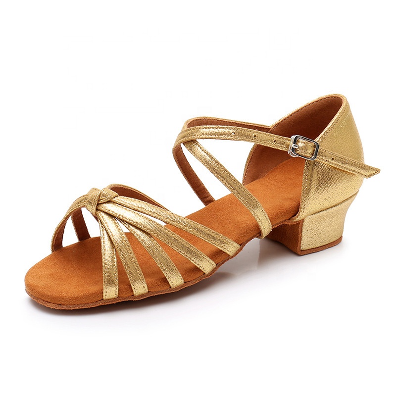 AY610 High Quality children low heel soft sole latin dance shoes