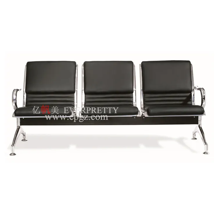 Public Area Office Furniture Metal Airport Chairs , Waiting Chair for Hospital