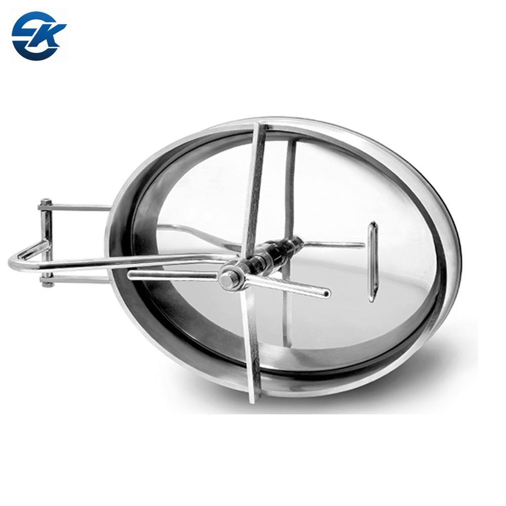 Эллиптическая крышка люка из нержавеющей стали SS304 SS316L для пищевых продуктов