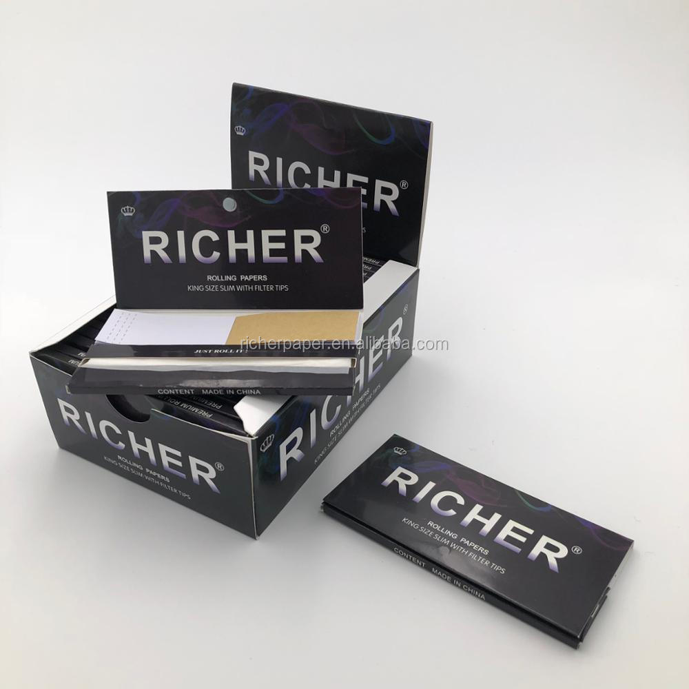 Cigarette King Size Hemp Rolling Paper with OEM and fast delivery