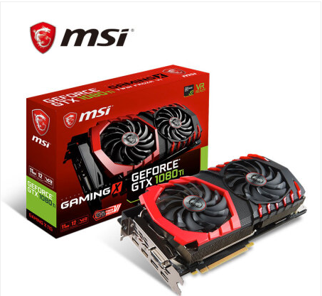 Видеокарта MSI GTX 1080 Ti GAMING X 11GB 352BIT GDDR5X PCI-E 3,0, игровая карта с поддержкой VR