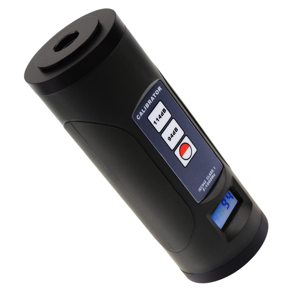 Цифровой измеритель уровня звука калибратор 94dB & 114dB для 1/2 и 1 дюймового микрофона портативный с подсветкой калибровочный инструмент