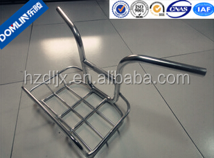 Aluminum alloy bicycle handlebar with basket