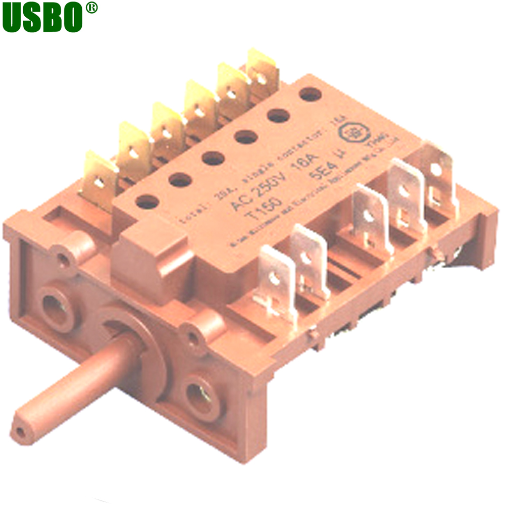T150 5e4 AC 16A 250v духовка 2 Позиции температурного контроля скорости вращения вентилятора шестерни поворотный переключатель