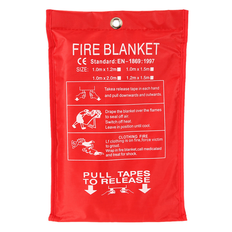 Home used industrial fiberglass fabric welding blanket fire blanket for kitchen