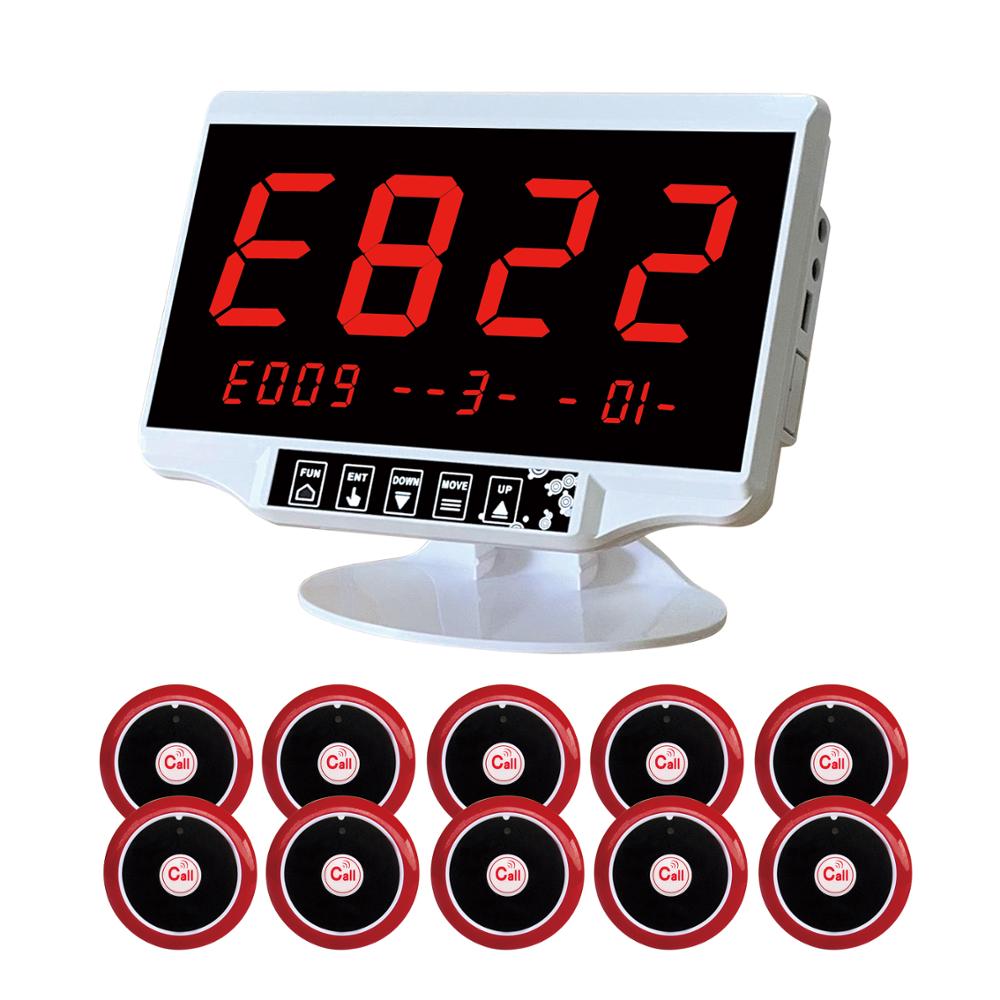 Artom wireless nurse call system with 10 pagers call button and customized logo