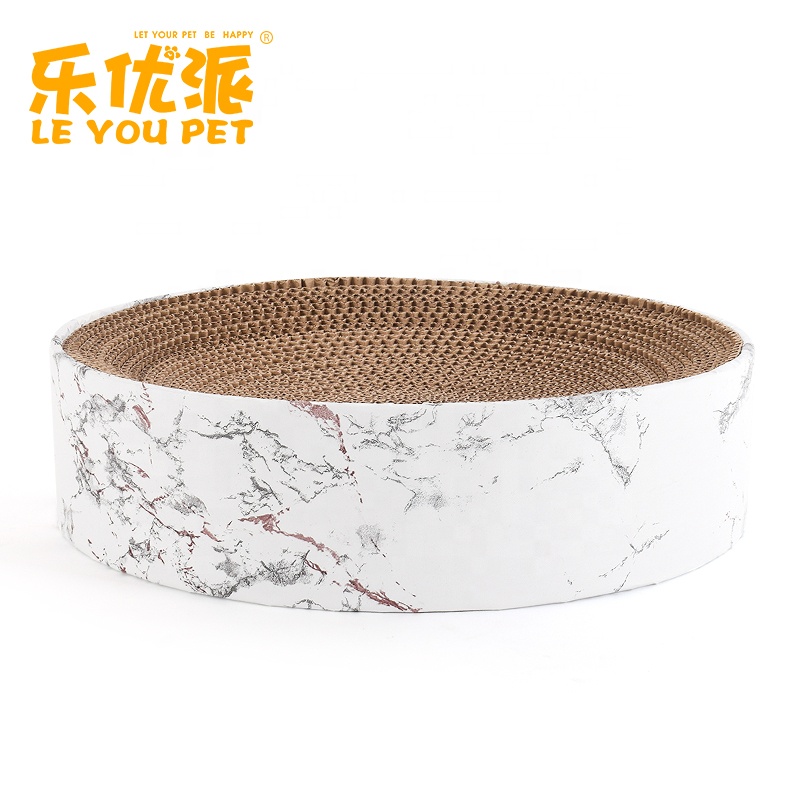 Leyou Pet новая Когтеточка из гофрированной бумаги в форме чаши для кошек