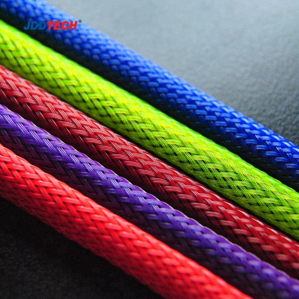 PET braided cable sleeving 3-76mm expandable in china